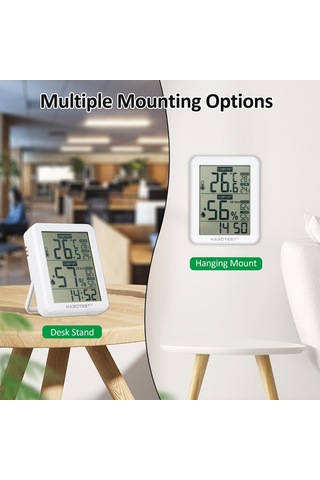Habotest Mini Dijital Higrometre Ve Termometre İç Mekan Nem Ölçer Oda Sıcaklık Sensörü Ht683