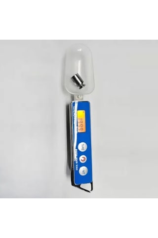 Xuweiwei Mavi Pilsiz Hassas Dijital Mutfak Kasik Olcusu Plastik 500g Kapasite 001 01g Dereceli Aaa Kuru Pil Gereklidir Gida Guvenli Olcum Araci Mavi