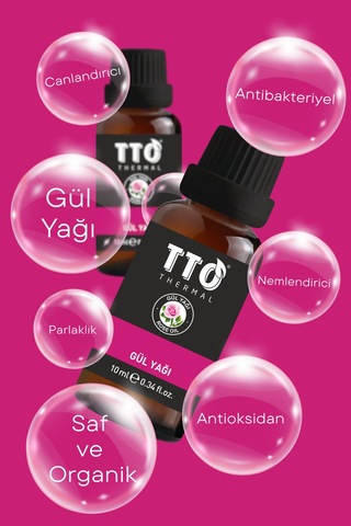 Tto Thermal Gül Yağı 10 Ml – Doğal Narin Cilt & Aromaterapi Yağı
