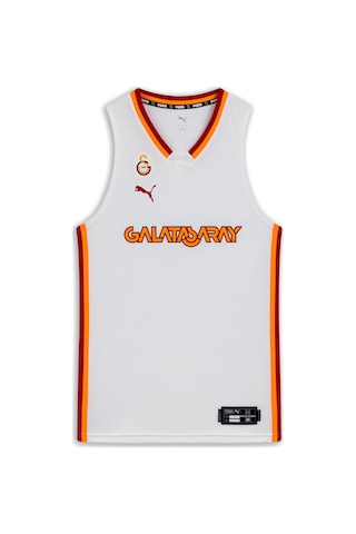 Puma Galatasaray 25/26 Deplasman Basketbol Forması 692804 02 Beyaz
