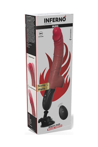 Hidden Desire Gerçekçi İtme Ve Kıpırdatma Vibratörü - Yumuşak Silikon, 28 Cm, Ten Rengi