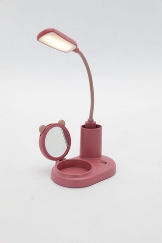 Favora Aynalı Masa Üstü Çocuk Lambasi - Pembe