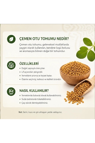 Çemen Otu Tohumu - 500 Gr