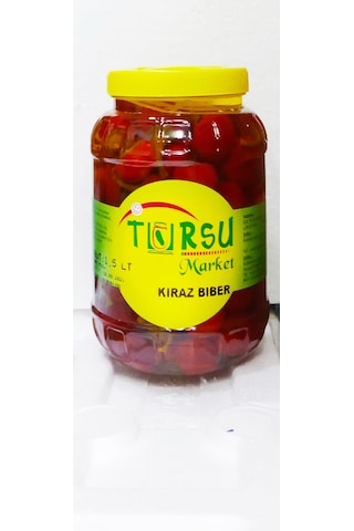 Turşu Market Az Acılı Kiraz Biber Turşusu 1500 G