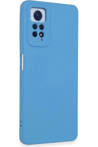 Newface Xiaomi Redmi Note 12 Pro 4g Kılıf Nano İçi Kadife Silikon Semeglbl - 51 - Mavi
