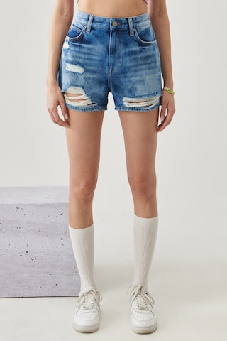 Lee Regular Fit Rahat Kesim Pamuk 5 Cep Jean Şort L221356400 Mavi