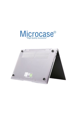 Microcase Matebook D14 Shell Rubber Kapak Kılıf - Kristal