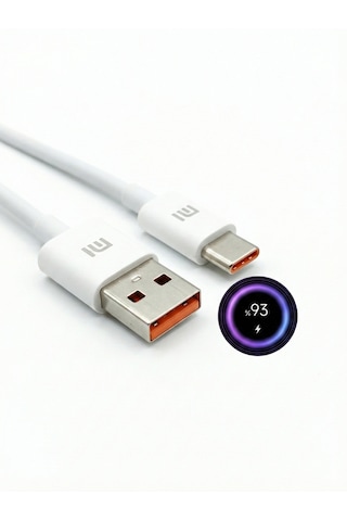 Xiaomi Uyumlu 120w 6a Type-c Hızlı Şarj Ve Data Kablosu Kutulu Kalın Kablo 1M