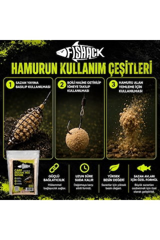 Sazan Hamur Tozu - Özel Katkılı - Carp Dough Mix - 850gr