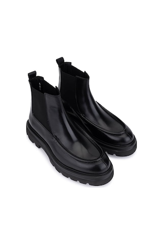 Tamer Tanca Erkek Hakiki Deri Siyah Casual Bot 1171 T10 Erk Bot Sk25-26 Sıyah Siyah