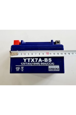 12V 7AH Scooter Motosiklet Akü YTX7A-BS - 2024 Yiğit Akü