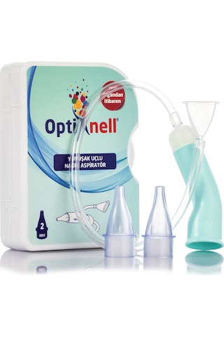 Optinell Yumuşak Uçlu Burun Aspiratörü ve Yedek Uç 2'li