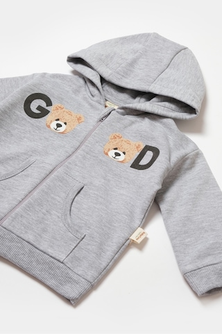 BabyCosy Organik Kapüşonlu Ceket & Pantolon Takımı Csy8004 001