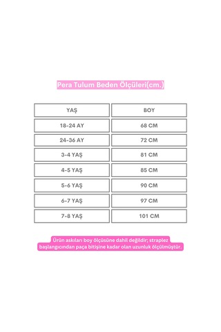 Kız Çocuk Pera Somon Şile Bezi Askılı Dantel Detaylı Tulum Toka Takım Tlm-0059.12 Somon