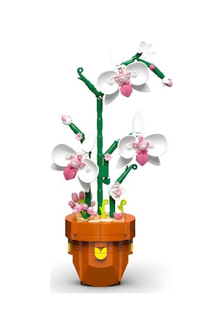 Dostoys Flowers Yapı Taşı Serisi Kelebek Orkide Çiçek Yapım Seti 379 Parça 11610