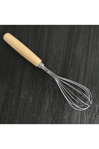Saplı Spiral Tel Çırpıcı Paslanmaz Çelik 30 Cm Genel