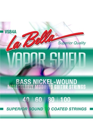 La Bella Vsb4A Vapor Shield Bass Strings Takım Tel Bas Gitar Teli
