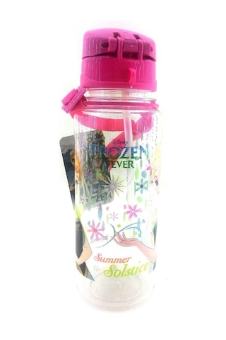 Hakan Çanta Anna & Elsa 500 Ml Kırılmaz Gövde Şeffaf Matara 7872