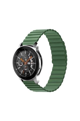 Galaxy Watch 46mm Uyumlu Krd-52 Zore Kordon-yeşil