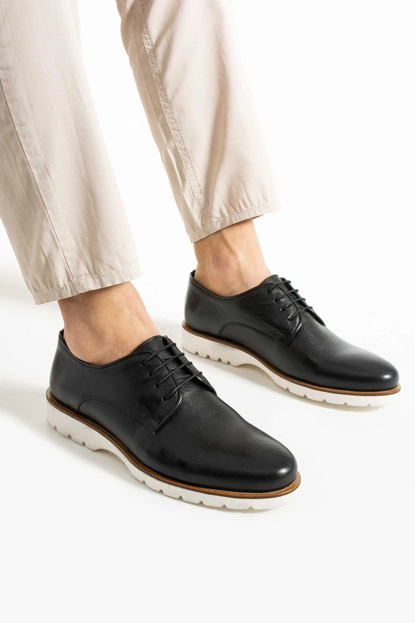 Bestello Bağcıklı Eva Taban Casual 331-889 Erkek Ayakkabı Siyah