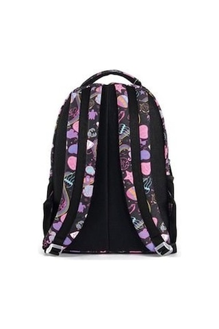 Benetton Siyah Renkli Sırt Çantası-03686 Çok Renkli