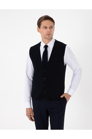 Pierre Cardin Erkek Lacivert Yelek Triko 50300522-vr033 Lacivert