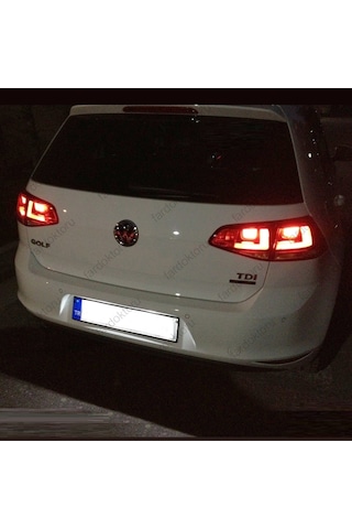Fardoktoru Vw Golf 7 Beyaz Led Plaka Lambasi Seti Ariza Yakmaz