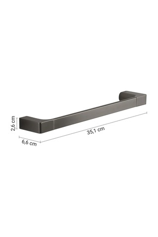 Pirenei Havluluk, Uzun, 35.1cm - Mat Siyah Mat Siyah
