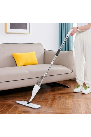 Lemestar Ev Ve İşyeri Temizliği İçin Çift Kullanımlı Spreyli Mop - Mikrofiber Silgi Ve Yeniden Kullanılabilir Suluk