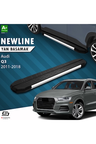 S-dizayn Audi Q3 8u Newline Krom Yan Basamak 173 Cm 2011-2018