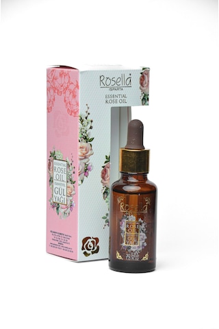 Rosella Esansiyel Doğal Gül Yağı 30 Ml