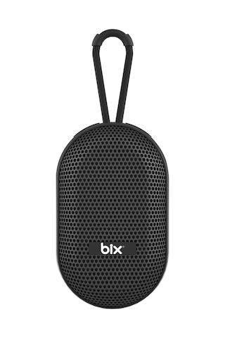 Bix Bxws01 Bluetooth 6.0 Ipx4 Suya Dayanıklı 8w Taşınabilir Hoparlör Microsd & Usb Destekli Speaker Siyah