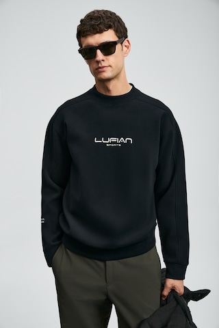 Lufian Dark Erkek Sweatshirt Siyah Siyah 112030182100100 Siyah