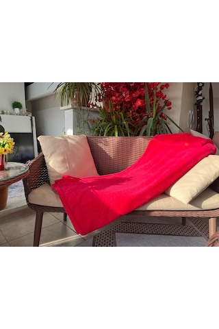 Wellsoft Tek Kişilik Battaniye 150x200 Fuşya
