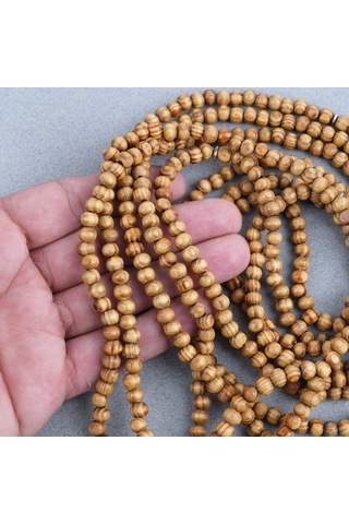 Çam Ağacı 500lük Tekerlek Kesim 6.5x5mm Zikir Tesbihi