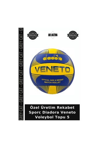 Özel Üretim Rekabet Sporc Diadora Veneto Voleybol Topu 5 Çok Renkli