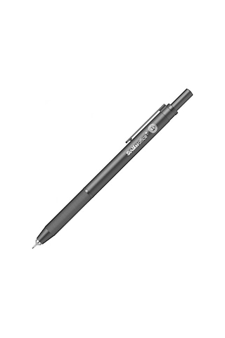 Scrikss Twist Şeffaf Ambalaj Versatil Kalem 0.5 Mm Siyah