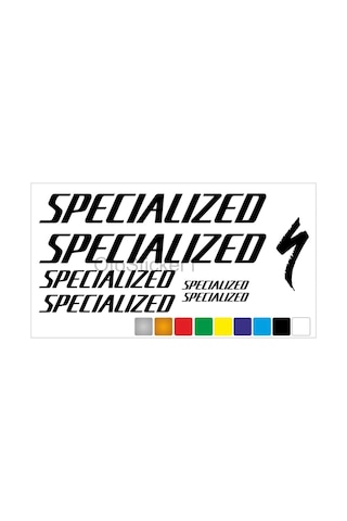 Specialized Bisiklet Kadro Sticker Set Premium Kalite