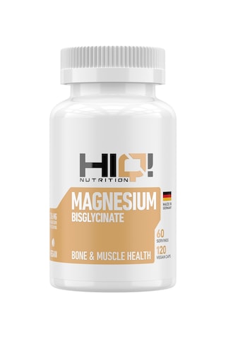Hıq Magnesium Bisglycinate 120 Caps.