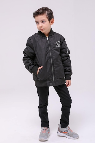 Benitto Kids Erkek Çocuk Mevsimlik Yağmurluk Ceket 51294 Siyah