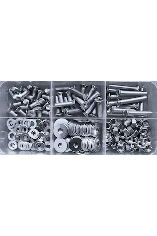 Krasimall Gömme Başlı M5 Vida, M5 Somun, M5 Pul Seti 144337218 Diğer