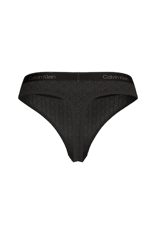 Calvin Klein Kadın Siyah Logo Detaylı Tanga-14825