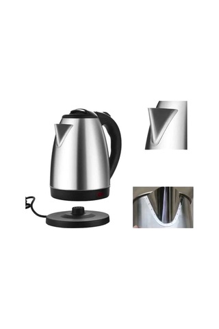 Bay Kettle Su Isıtıcı C F Priz Uyumlu 220 - 240 V Paslanmaz Çelik Kablolu Najmaddin