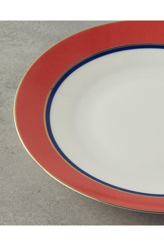 English Home Carny Bone Porselen Servis Tabağı 25 Cm Turuncu