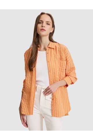 Pierre Cardin Kadın Turuncu Gömlek Desenli 50321108-vr051