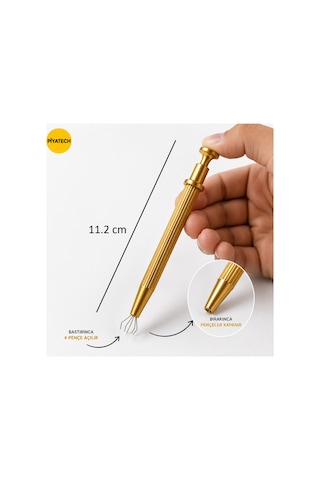 Profesyonel Hassas Entegre Ve Çip Tutucu Cımbız Elektronik Tamir Aparatı Gold 4 Pençeli Küçük Parça Yakalama Aleti