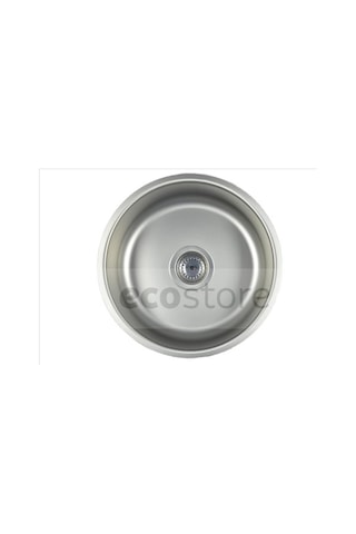 Ege Lux Yuvarlak Dekorlu Çelik Eviye K-38 304 Kalite Paslanmaz