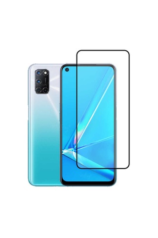 Oppo A92 Zore Kenarları Kırılmaya Dayanıklı Cam Ekran Koruyucu