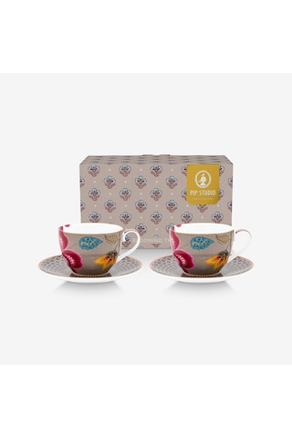 Pip Studio Haki Porselen Çay Fincan Seti 280 Ml