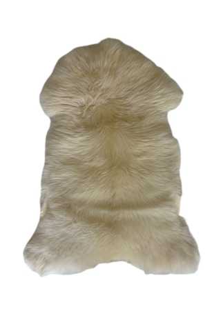 Üst Düzey Naturel Boyasız Medikal Özellikte Koyun Postu 100 X 65 Cm Beyaz